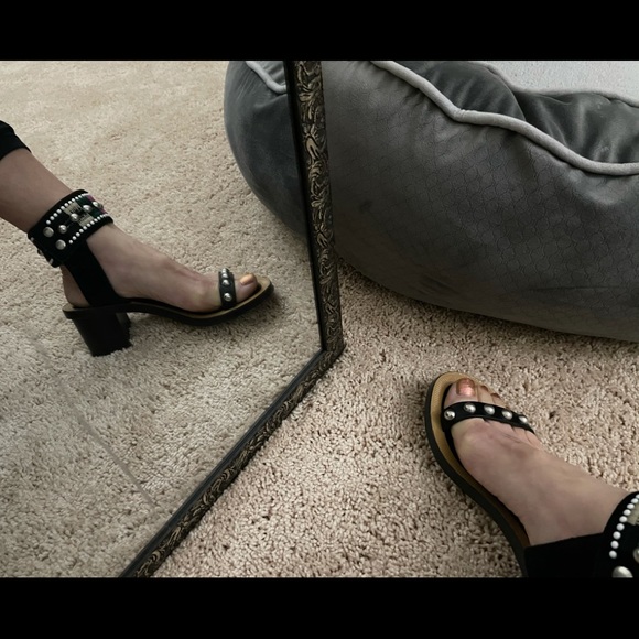 Isabel Marant Embellished Studded Heeled Sandals - Picture 7 of 7